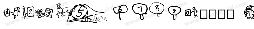 1234567890-常规( True字体转换